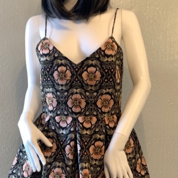 New - Gorgeous Alice + Olivia Spaghetti Strap Brocade Dress - Picture 11 of 11